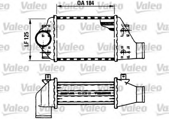 VALEO 816763 Intercooler, charger
